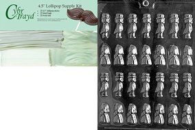 Cybrtrayd W036 Bite Size Bride and Groom Chocolate Candy Mold with Exclusive Cybrtrayd Copyrighted Chocolate Molding... N4