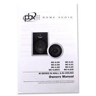 PBX (PowerBass) Home Audio MC-5.2DCC Dual 5-1/4" M-Series Integra Cinema 2-Way In-Wall Center Channel Speaker N4