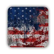 Generic Beautify Cup Mat Design With American Flag 3 Mdf N8