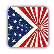 Generic Beautify Cup Mat Design With American Flag 3 Mdf N9