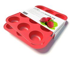 Silicone Muffin pan Cupcake Baking Pan Tray -24 Cup ( set of 2 with 12 cup ) -100% Pure Food Grade Non-stick Silicone... N2