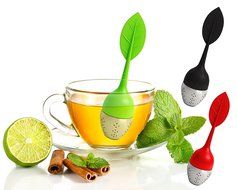 Set of 3 Silicone Loose Tea Infuser Ball- Durable Silicone &amp; Stainless Steel Build- Easy to Use- Convenient Drip...