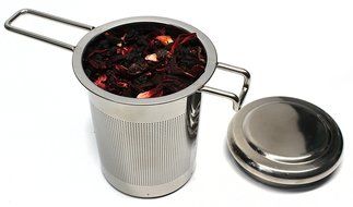 Stainless Steel Brew-In-Mug Single Serve Tea Infuser with Long Handle, Ideal Tea Strainer for Steeping Loose Leaf... N2
