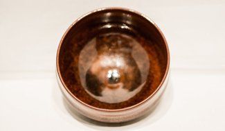 Matcha bowl chawan Hagiyaki brown-red Artist Artwork N6