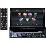 BOSS AUDIO BV9973 7" Single-DIN In-Dash Flip-up DVD/MP3/CD &amp; AM/FM Receiver