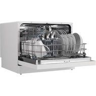 Danby 6-Place Setting Countertop Dishwasher Durable stainless steel interior, White, Quickly connects to any kitchen... N2