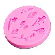 Flower Tulip Rose Shaped Food Grade Silicone Mold by uGen! Soap Ice Cake Mold. Sugarcraft Tool. Chocolate Candy...
