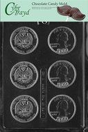 Cybrtrayd M160 Year 2000 Quarters Miscellaneous Chocolate Candy Mold