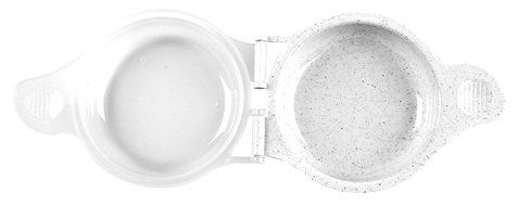 Good Living Microwave Egg Muffin Breakfast Sandwich Pan for Eggs in a Minute or Less, 3-pack