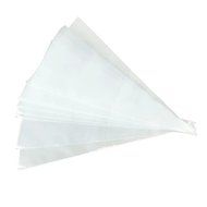 10 Smooth Extra Large See-thru Clear Mess-Free Dual-Chamber for Two-Colors Cream Icing Frosting Filling Plastic... N2