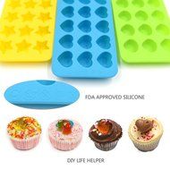 Ankway Silicone Cupcake Pan, Nonstick Fish &amp; Bone Shape Bakeware Mold (2 Pack) N5