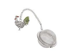 Ganz Rooster Charming Tea Infuser with Enameling