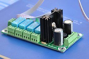 Electronics-Salon Audio Input Selector Relay Board, With 12V regulator N4