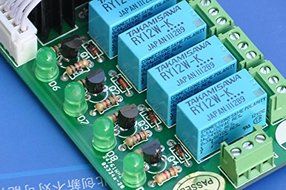Electronics-Salon Audio Input Selector Relay Board, With 12V regulator N5