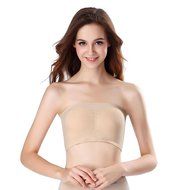 PHOTNO Women Vest Crop Top Bralette Bustier Strapless Tank Tops N4