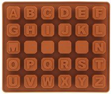 Juvale Silicone Chocolate Hard Candy Mold Set Numbers Alphabet Heat Resistant - 2 Piece Set- 7x6x.5&quot; and 8x4.5x.5&quot; N4