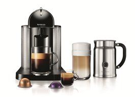 Nespresso VertuoLine Coffee and Espresso Maker with Aeroccino Plus Milk Frother, Black N9