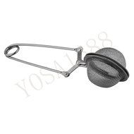 YOSA 2pcs Tea Infuser Stainless Steel Tea Pot Infuser Sphere Mesh Tea Strainer Handle Ball N2