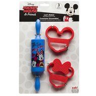 Zak Designs Mickey Mouse 15 Piece Baking Set For Kids, Decorated N3