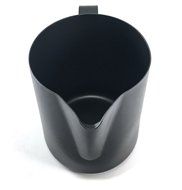 Coffee Nebula Stainless Steel Non-Stick Professional Milk Frothing &amp; Steaming Pitcher/Cup (20oz (600ml), Black) N9