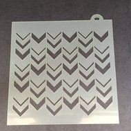 The Cookie Countess Ombre Arrow stencil