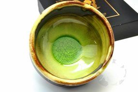 Japanese Mino Yaki ware Matcha Bowl Green Tea 11.5 / 11.5 / 8cm (4.5 / 4.5 / 3.1inch)[7350]