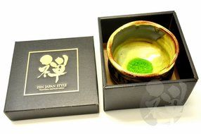 Japanese Mino Yaki ware Matcha Bowl Green Tea 11.5 / 11.5 / 8cm (4.5 / 4.5 / 3.1inch)[7350] N3