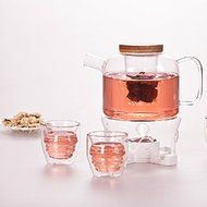 Dechunxian&reg; Creative Life Series - Glass Tea Pot + Tea Infuser Strainer ,Lead-free Heat-resistant Borosilicate... N6