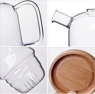 Dechunxian&reg; Creative Life Series - Glass Tea Pot + Tea Infuser Strainer ,Lead-free Heat-resistant Borosilicate... N7