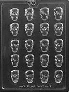 Bite Size Skulls Chocolate Mold Ships Same Day m283