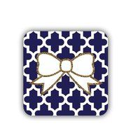 Generic Cup Mat With Bow Pretty Mdf Material N3