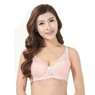 Bra Top ，Beautyvan Comfortable Push Up Deep V Ultrathin Underwire Padded Lace Brassiere Bra (34B/75B, Pink) N7