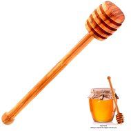 Eddingtons Italian Olive Wood Honey Dipper 6&quot; Stick Spoon Dip Drizzler Server !! N4