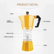 Espresso Maker, HOOHI 240 ML Aluminum Moka Express Stovetop Espresso Maker Pot Coffee Machine + 1 Coffee Scoop... N22