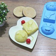 Cake Bread Molds, 2PCS YYP [6 Cavity Gift Box Shape Mold] Silicone Cake Bread Making Mold for Home Baking - Reusable... N3