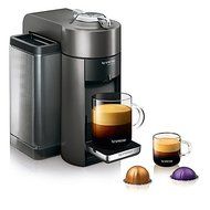 Nespresso VertuoLine Evoluo Coffee and Espresso Maker in Grey - Steel and Plastic Construction