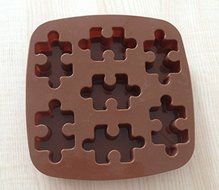 7 Hole Puzzle Cake Pudding Jelly Chocolate Cookie Mold Handmade DIY Soap Candle Ice Mould N2