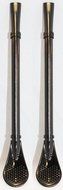 2 Yerba Supply Yerba Mate Tea Bombilla Gourd Drinking Straws Filtered (Rose Gold) N4