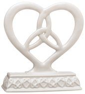 Weddingstar Heart Framed Trinity Knot Cake Top