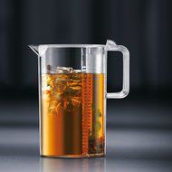Bodum 10619-10, Ceylon Ice Tea Jug with Filter, 3.0 l, 101 oz., Clear N6