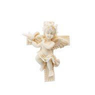 Yatim Pigeon Cross Angel Big 3D Silicone DIY Baking Mold for Homemade Soap, Cake, Cupcake, Bread, Muffin, Pudding... N2