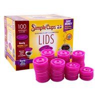 Disposable K-cup Lids for Keurig 2.0 (100 count)- Convert any K-Cup for use with 2.0 Brewers- by Simple Cups N2
