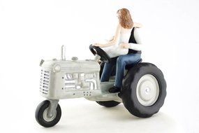 Tractor Western Wedding Cake Topper N3