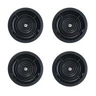 SpeakerCraft Profile CRS8 Three 8-Inch In-Ceiling Speaker &ndash; Contractor Pack &ndash; 4 Pack (Black)