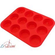 Le Silicone - 12 Cup Nonstick Muffin Cupcake Pan N2