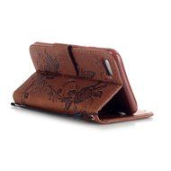 iPhone 7 Case, iPhone 7 Wallet Case,PHEZEN Beauty Luxury Handmade Rose Flower Butterfly Bling Diamond PU Leather... N6