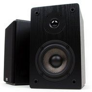 Micca MB42 Bookshelf Speakers With 4-Inch Carbon Fiber Woofer and Silk Dome Tweeter (Black, Pair) N5