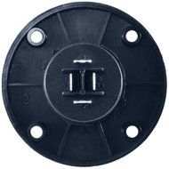 GLS Audio Speaker Jack Twist Lock 4 Pole Round - Compatible with Neutrik Speakon NL4MP, NL4MPR, NL4FC, NL4FX,...