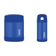 Thermos Funtainer 10 Ounce Food Jar, Blue and Thermos Funtainer 12 Ounce Bottle, Blue Bundle