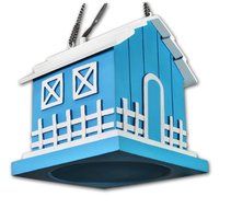OSD Audio BH525 Single Blue Outdoor Hanging Bird House Speaker